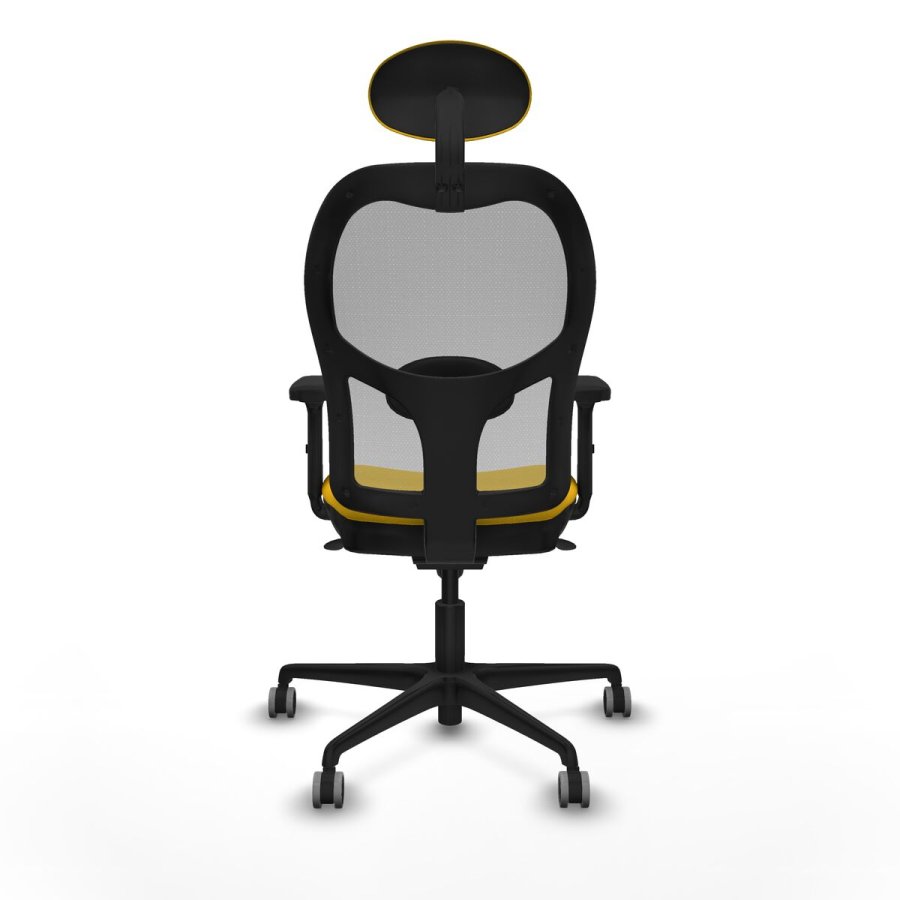 Kontorstol med hovedg�rde Piqueras y Crespo 2D036G1 Gul #5