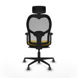 Kontorstol med hovedg�rde Piqueras y Crespo 2D036G2 Gul #5