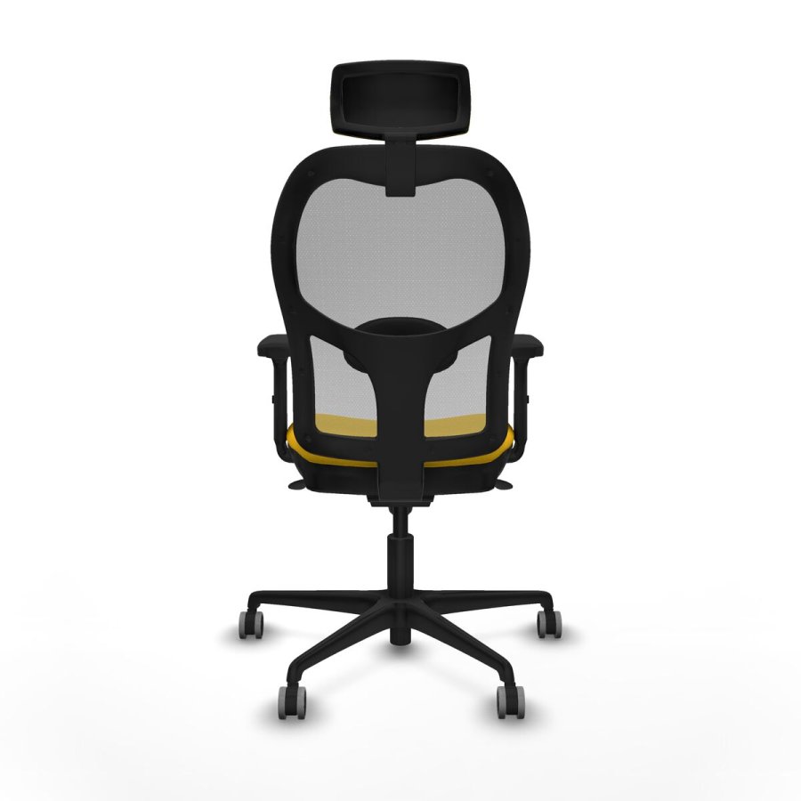 Kontorstol med hovedg�rde Piqueras y Crespo 2D036G2 Gul #5