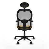 Kontorstol med hovedg�rde Piqueras y Crespo 2D036N1 Gul #5