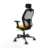 Kontorstol med hovedg�rde Piqueras y Crespo 2D036N2 Gul #4