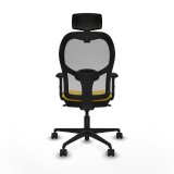 Kontorstol med hovedg�rde Piqueras y Crespo 2D036N2 Gul #5