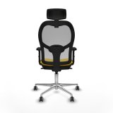 Kontorstol med hovedg�rde Piqueras y Crespo 2D086G2 Gul #5