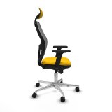 Kontorstol med hovedg�rde Piqueras y Crespo 2D086N1 Gul #7