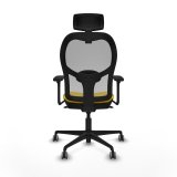 Kontorstol med hovedg�rde Piqueras y Crespo 3D036G2 Gul #5