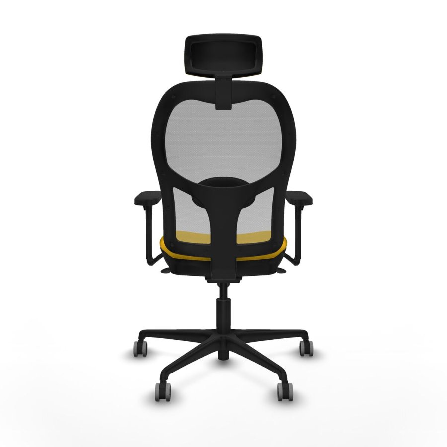 Kontorstol med hovedg�rde Piqueras y Crespo 3D036G2 Gul #5