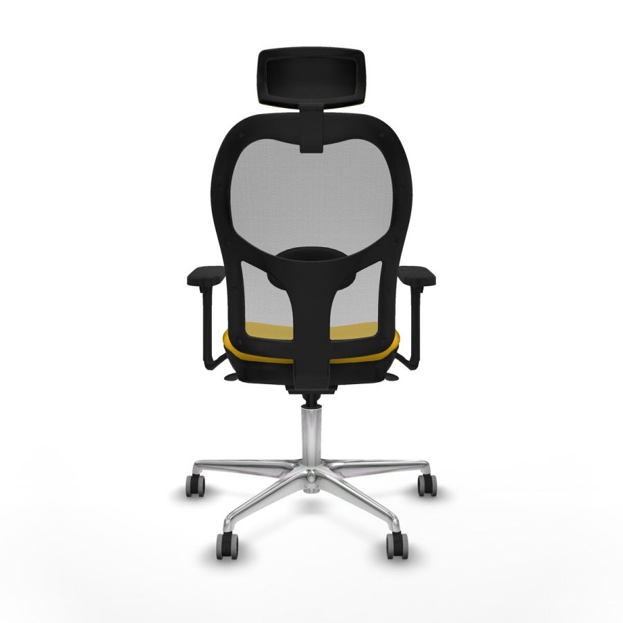 Kontorstol med hovedg�rde Piqueras y Crespo 3D086G2 Gul #5