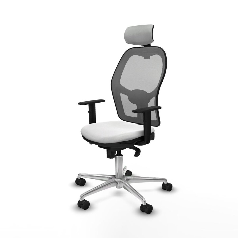 Kontorstol med hovedg�rde Piqueras y Crespo 1D086N2 Hvid #2