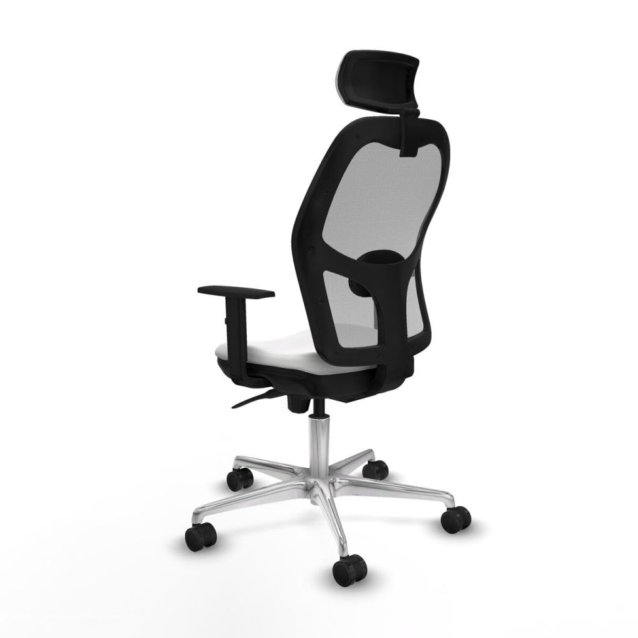 Kontorstol med hovedg�rde Piqueras y Crespo 1D086N2 Hvid #4