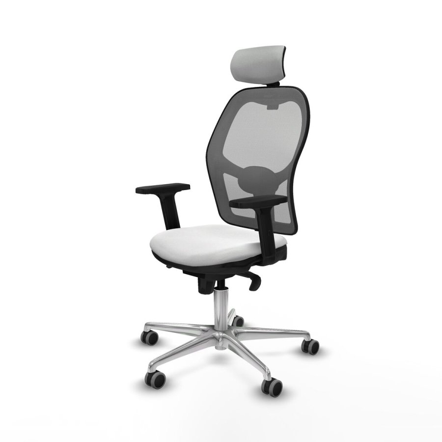 Kontorstol med hovedg�rde Piqueras y Crespo 2D086G2 Hvid #2