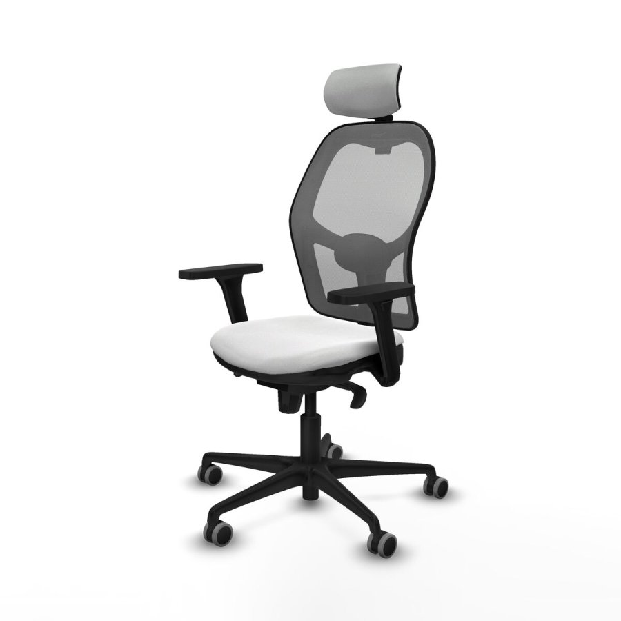 Kontorstol med hovedg�rde Piqueras y Crespo 3D036G2 Hvid #2