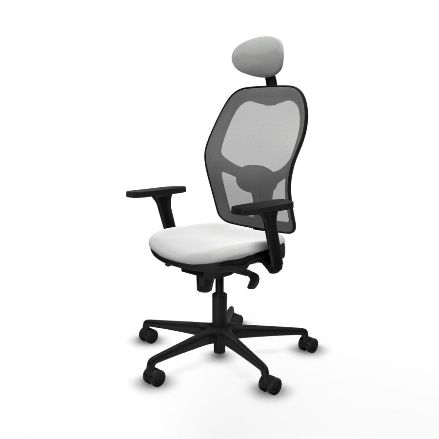 Kontorstol med hovedg�rde Piqueras y Crespo 3D036N1 Hvid #2