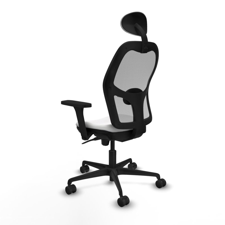 Kontorstol med hovedg�rde Piqueras y Crespo 3D036N1 Hvid #4