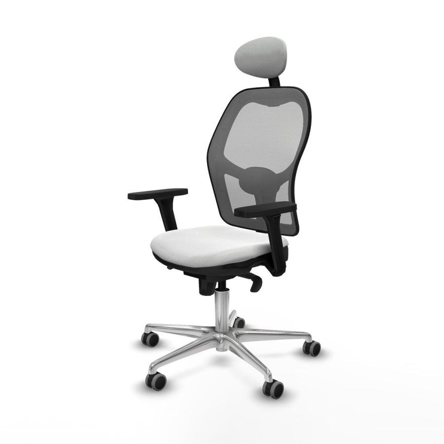 Kontorstol med hovedg�rde Piqueras y Crespo 3D086G1 Hvid #2