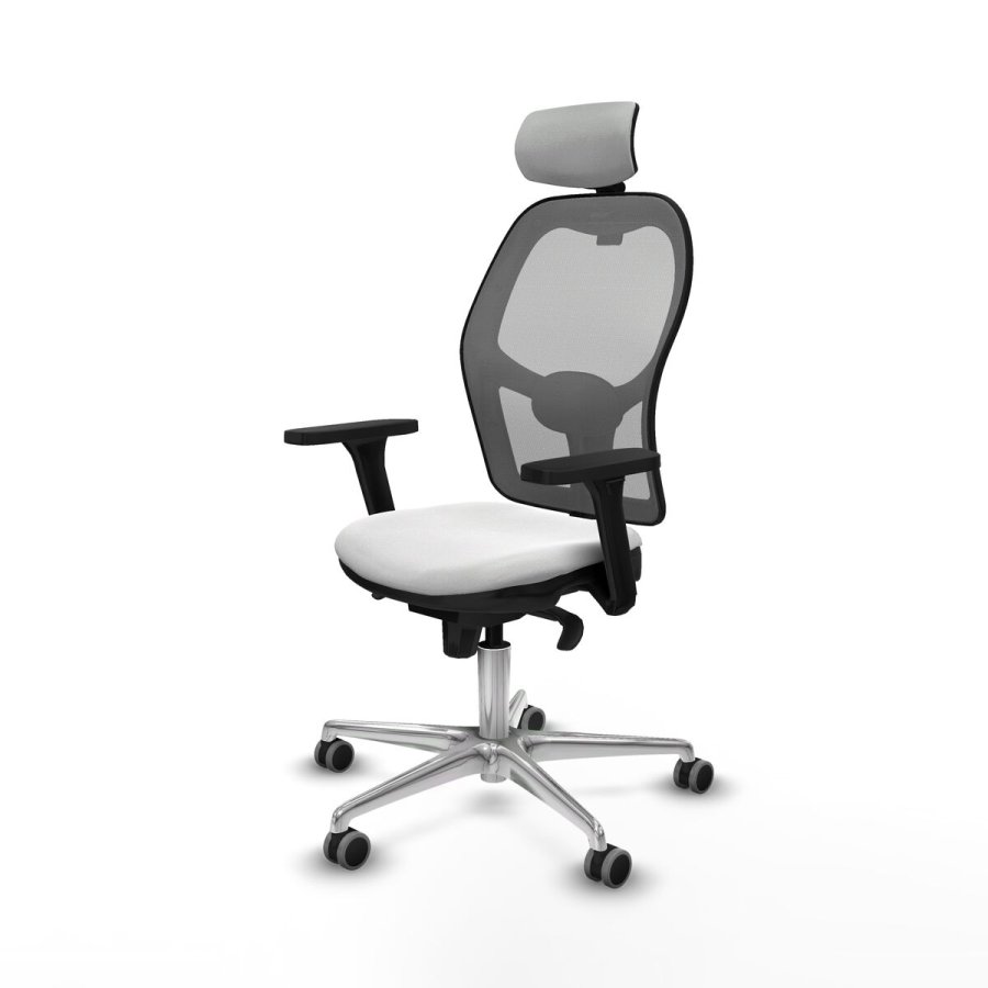 Kontorstol med hovedg�rde Piqueras y Crespo 3D086G2 Hvid #2