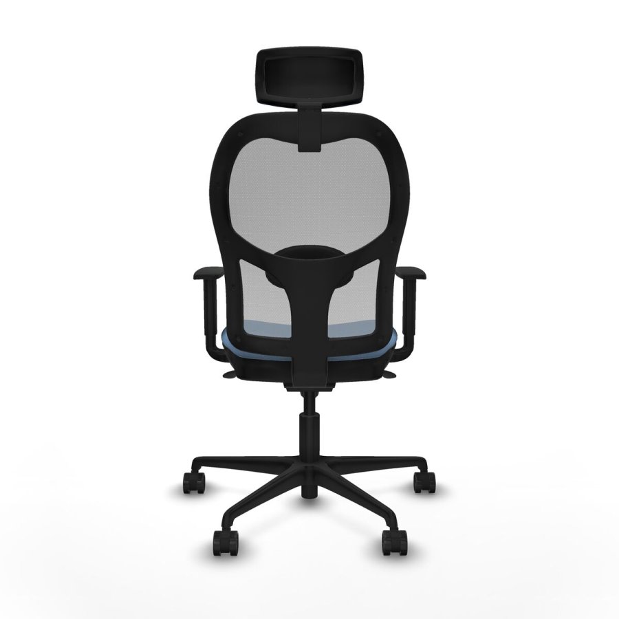 Kontorstol med hovedg�rde Piqueras y Crespo 1D036N2 Himmelbl� #5