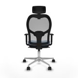 Kontorstol med hovedg�rde Piqueras y Crespo 1D086N2 Himmelbl� #5