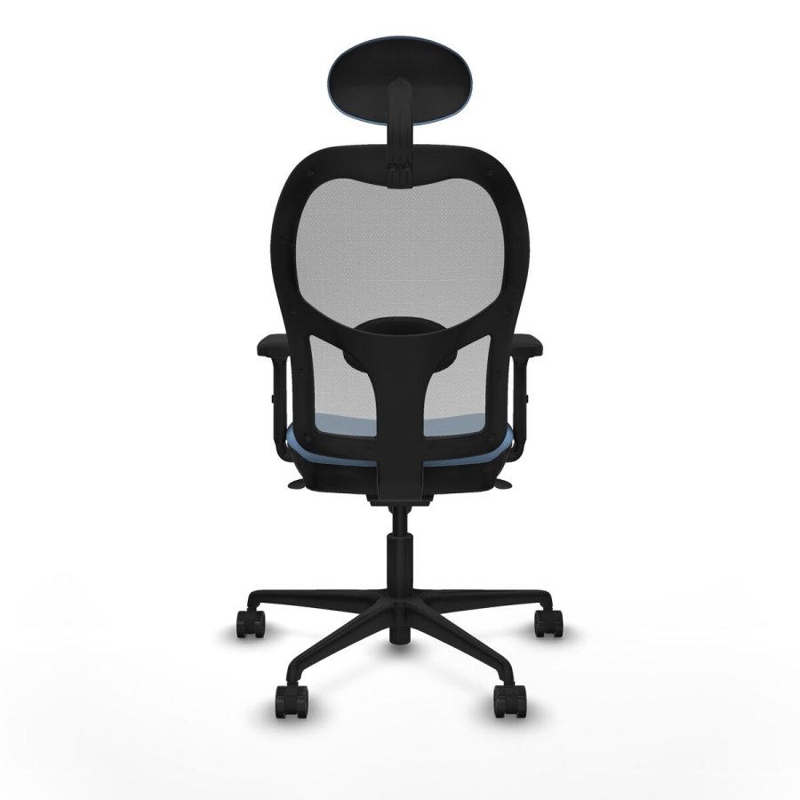 Kontorstol med hovedg�rde Piqueras y Crespo 2D036N1 Himmelbl� #5