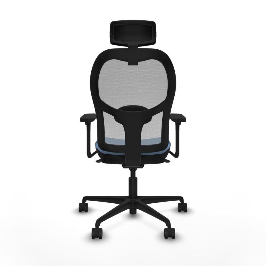 Kontorstol med hovedg�rde Piqueras y Crespo 3D036N2 Himmelbl� #5