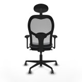 Kontorstol med hovedg�rde Piqueras y Crespo 3D036G1 Gr� #5