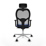 Kontorstol med hovedg�rde Piqueras y Crespo 1D086N2 Bl� #5