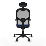 Kontorstol med hovedg�rde Piqueras y Crespo 2D036N1 Bl� #5