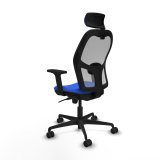 Kontorstol med hovedg�rde Piqueras y Crespo 2D036N2 Bl� #4