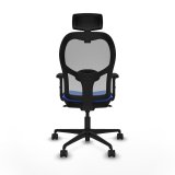 Kontorstol med hovedg�rde Piqueras y Crespo 2D036N2 Bl� #5