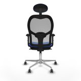 Kontorstol med hovedg�rde Piqueras y Crespo 2D086G1 Bl� #5