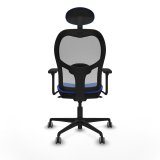 Kontorstol med hovedg�rde Piqueras y Crespo 3D036G1 Bl� #5