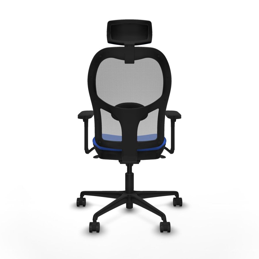 Kontorstol med hovedg�rde Piqueras y Crespo 3D036N2 Bl� #5