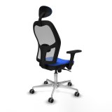 Kontorstol med hovedg�rde Piqueras y Crespo 3D086G1 Bl� #6