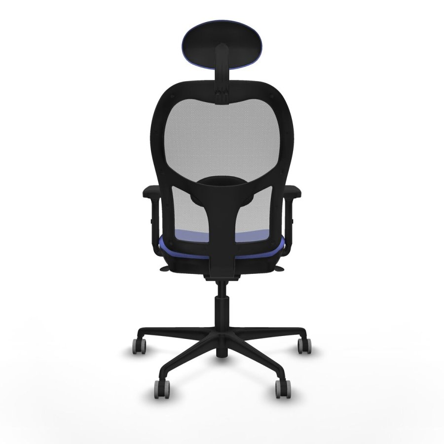 Kontorstol med hovedg�rde Piqueras y Crespo 2D036G1 Lysebl� #5