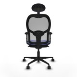 Kontorstol med hovedg�rde Piqueras y Crespo 2D036N1 Lysebl� #5