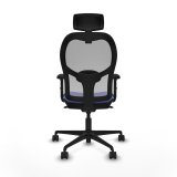 Kontorstol med hovedg�rde Piqueras y Crespo 2D036N2 Lysebl� #5