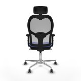 Kontorstol med hovedg�rde Piqueras y Crespo 2D086G2 Lysebl� #5