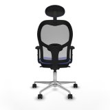 Kontorstol med hovedg�rde Piqueras y Crespo 2D086N1 Lysebl� #5