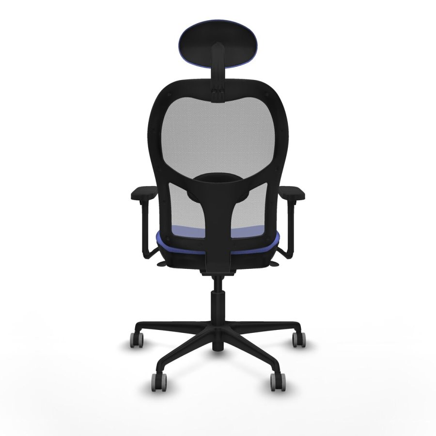 Kontorstol med hovedg�rde Piqueras y Crespo 3D036G1 Lysebl� #5