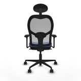 Kontorstol med hovedg�rde Piqueras y Crespo 3D036N1 Lysebl� #7