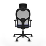 Kontorstol med hovedg�rde Piqueras y Crespo 3D036N2 Lysebl� #5