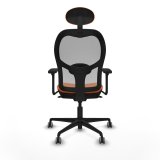 Kontorstol med hovedg�rde Jorquera Piqueras y Crespo 3D036G1 Orange #5