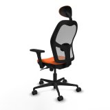 Kontorstol med hovedg�rde Jorquera Piqueras y Crespo 3D036N1 Orange #5