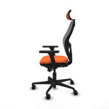 Kontorstol med hovedg�rde Jorquera Piqueras y Crespo 3D036N2 Orange #3