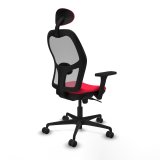 Kontorstol med hovedg�rde Jorquera Piqueras y Crespo 3D036N1 R�d #6