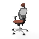 Kontorstol med hovedg�rde Jorquera Piqueras y Crespo 1D086N1 Brun Gr� #2