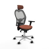 Kontorstol med hovedg�rde Jorquera Piqueras y Crespo 3D086N2 Brun Gr� #1