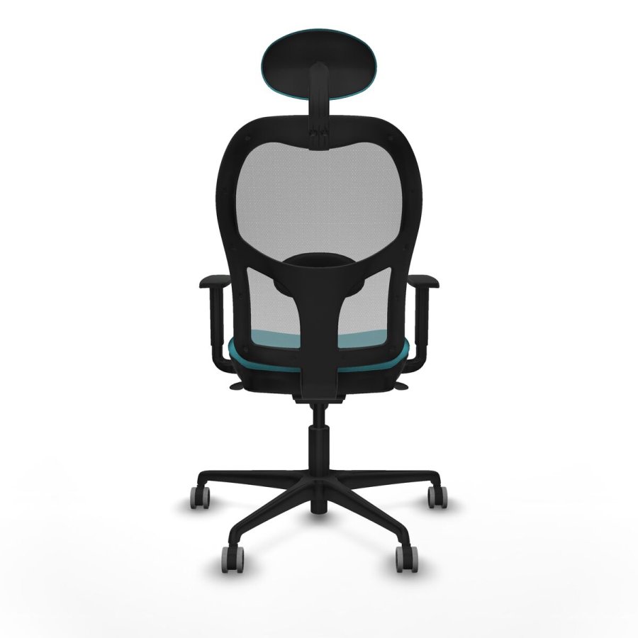 Kontorstol med hovedg�rde Jorquera Piqueras y Crespo 1D036G1 Turkisbl� #5