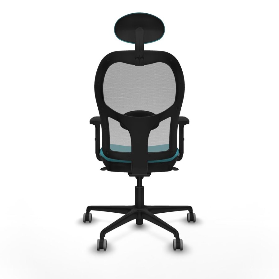 Kontorstol med hovedg�rde Jorquera Piqueras y Crespo 2D036G1 Turkisbl� #5