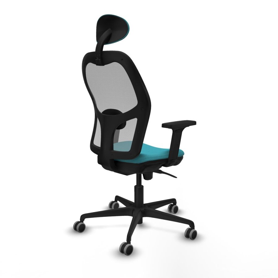 Kontorstol med hovedg�rde Jorquera Piqueras y Crespo 2D036G1 Turkisbl� #6