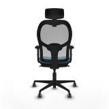 Kontorstol med hovedg�rde Jorquera Piqueras y Crespo 2D036G2 Turkisbl� #5